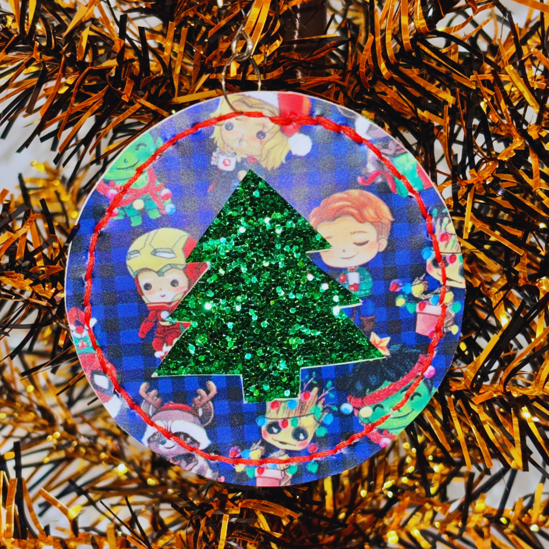 Round Tree Christmas Ornaments