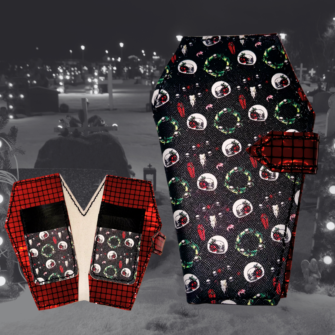 Christmas Coffin Wallet
