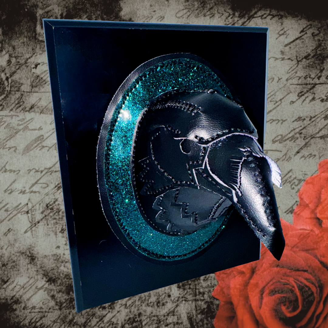 Raven Head Wall Plaque