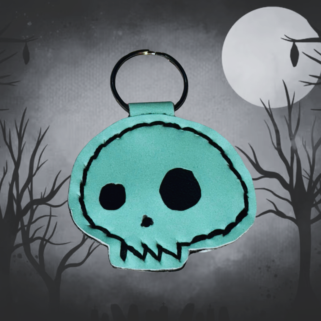 Side Skull Keychain