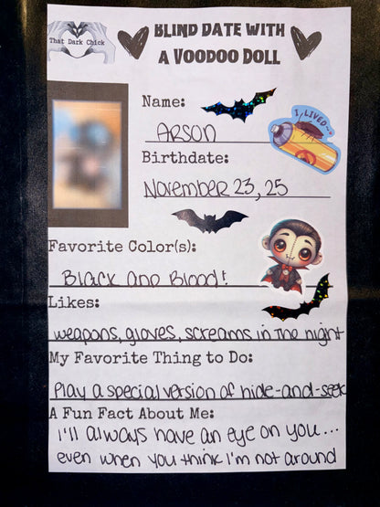 Blind Date with a Voodoo Doll