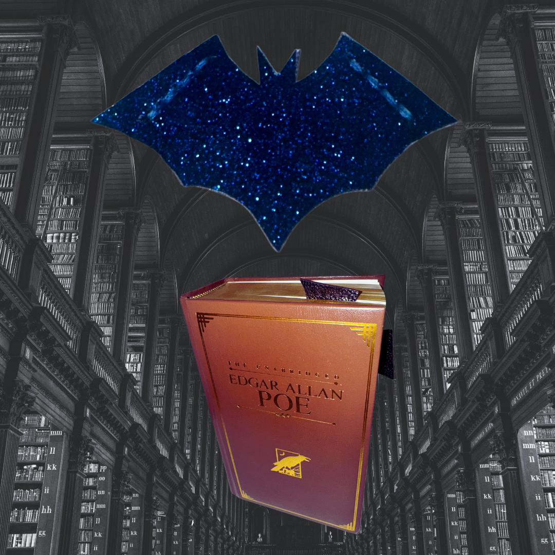 Bat Shaped Corner Bookmark