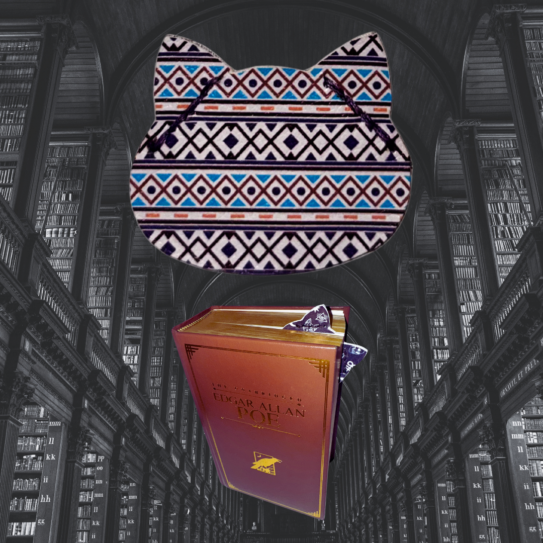 Cat Shaped Corner Bookmark