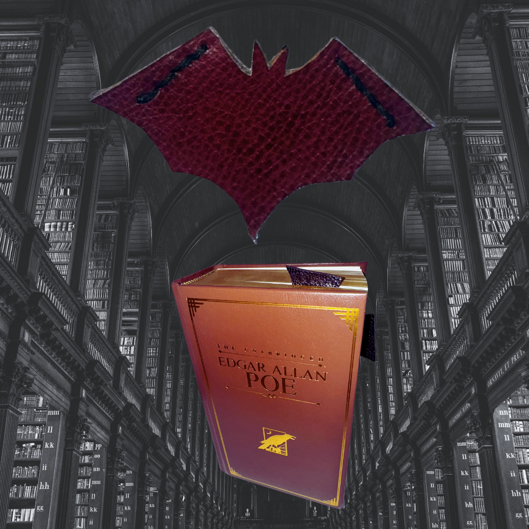 Bat Shaped Corner Bookmark