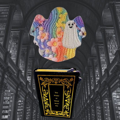 Ghost Shaped Corner Bookmark