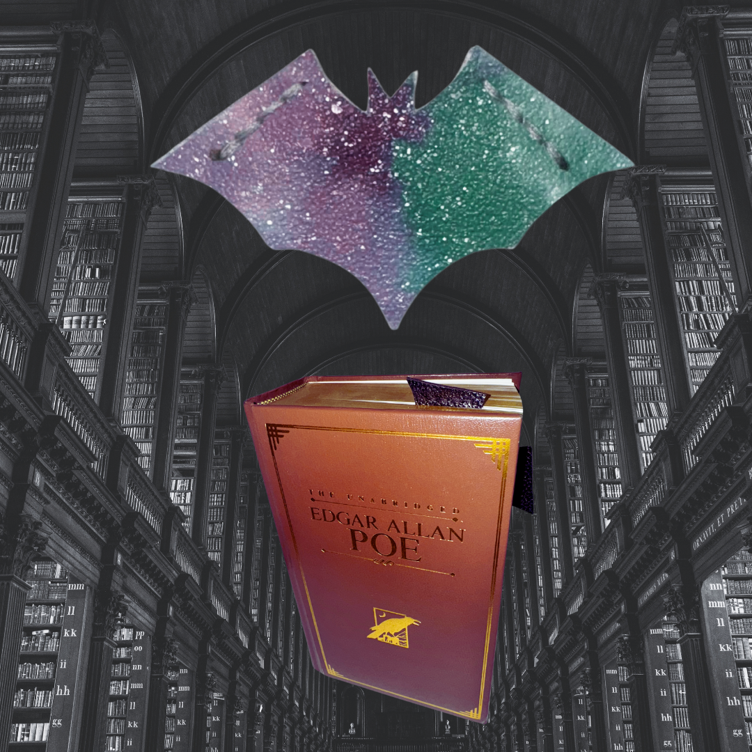 Bat Shaped Corner Bookmark