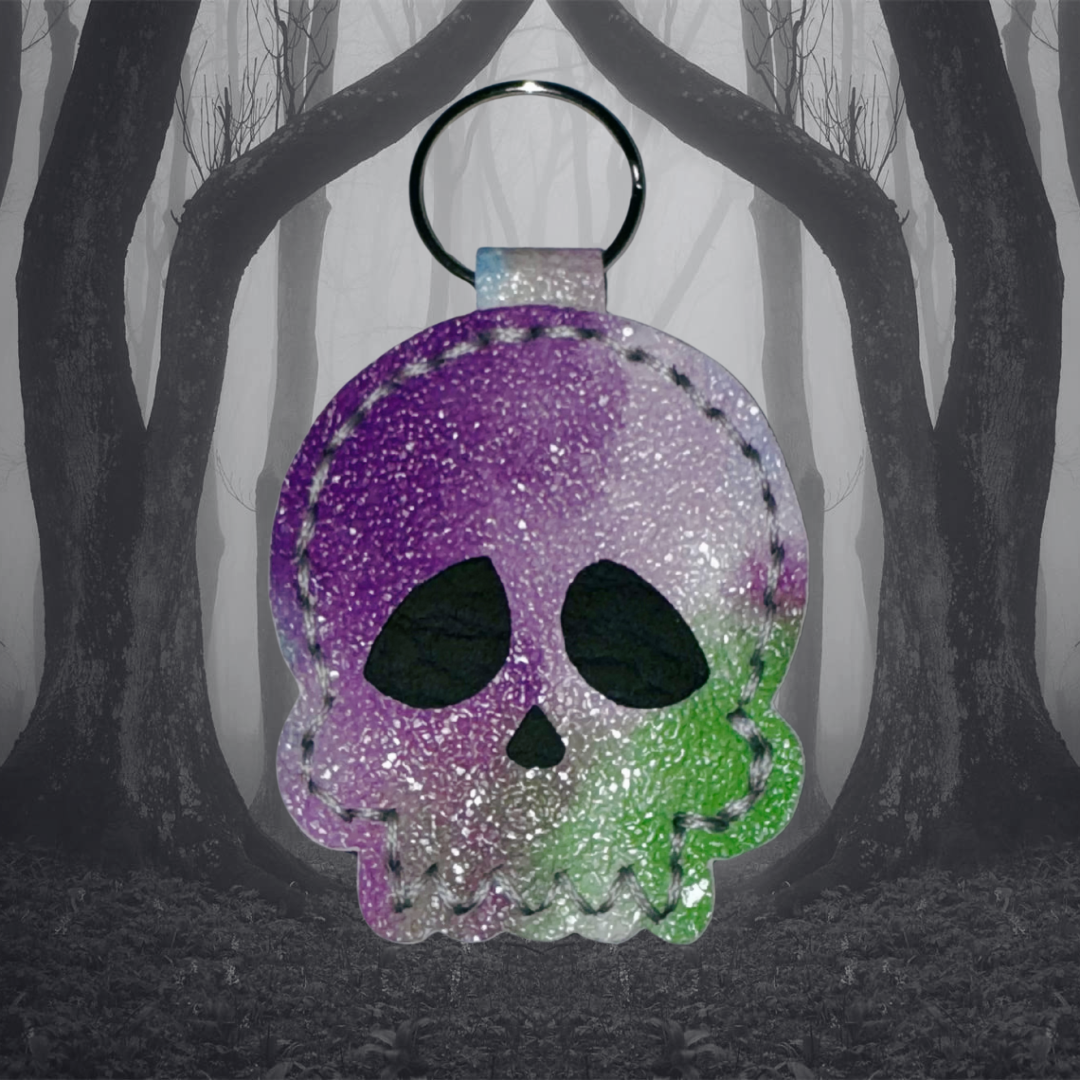 Front Skull Keychain