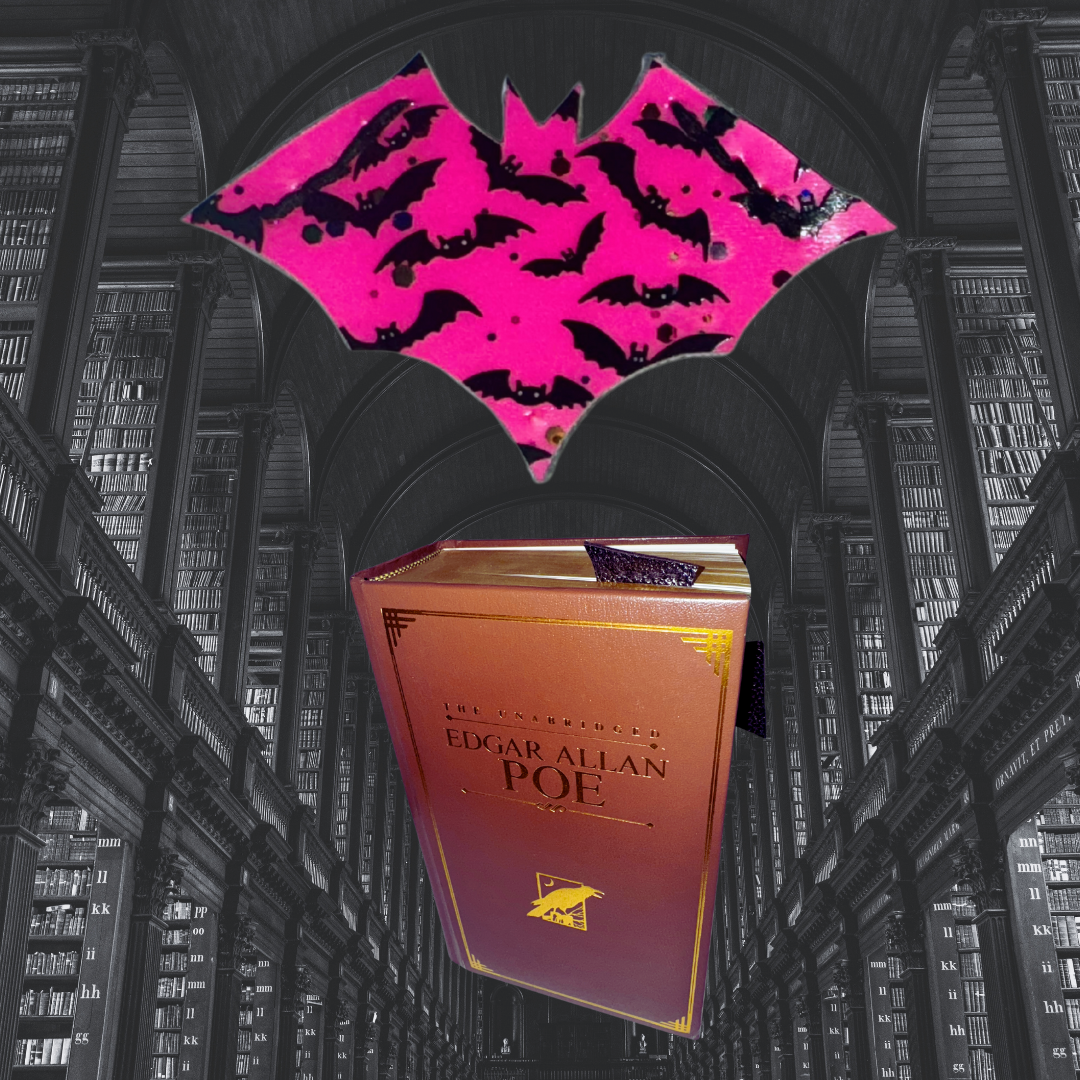 Bat Shaped Corner Bookmark