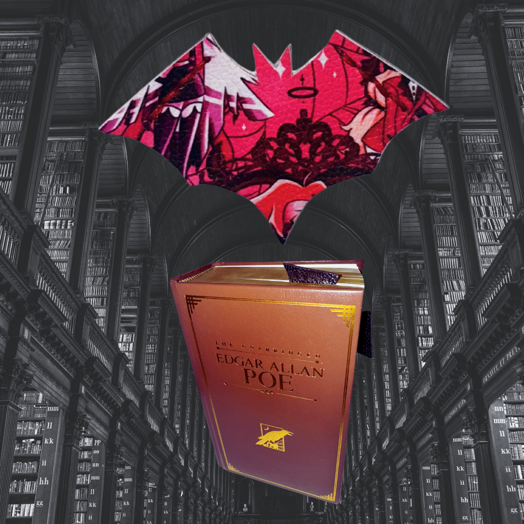 Bat Shaped Corner Bookmark