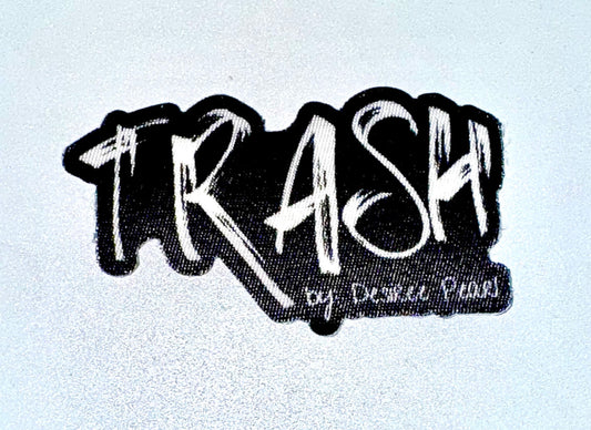 TRASH Fabric Sticker