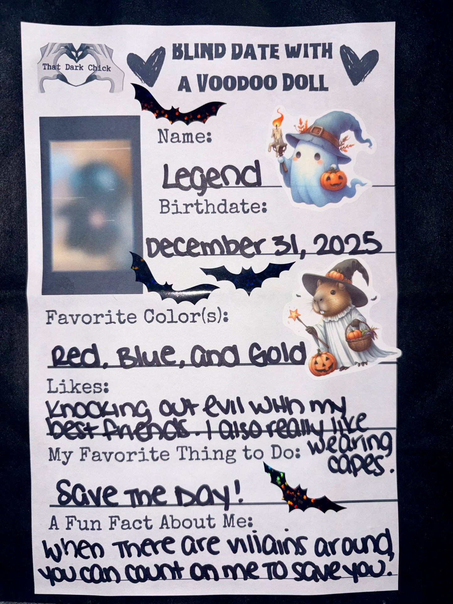 Blind Date with a Voodoo Doll