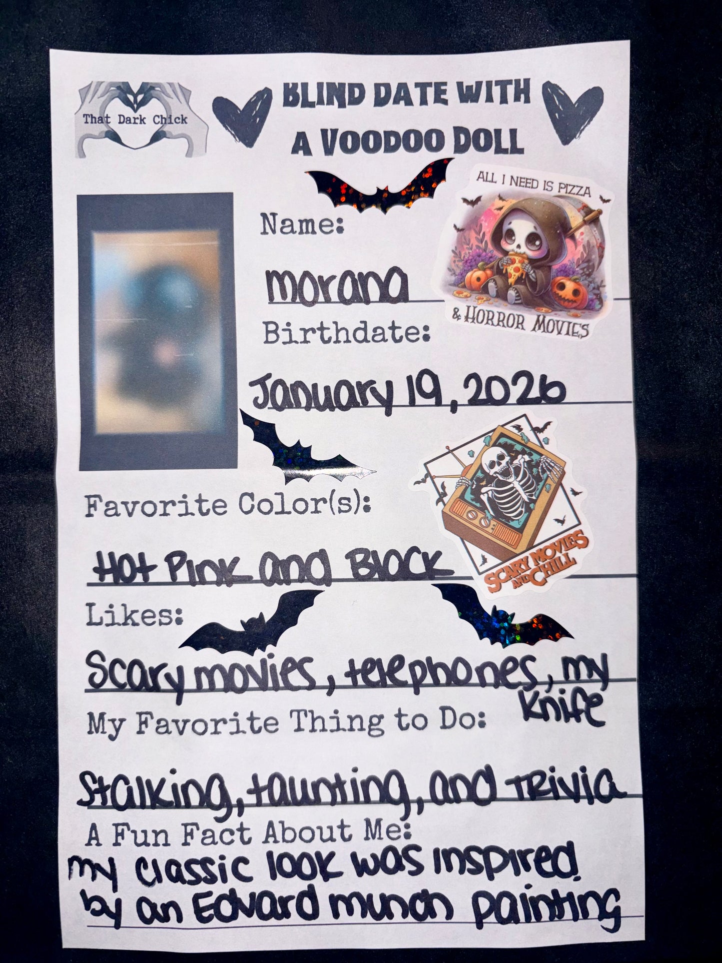 Blind Date with a Voodoo Doll