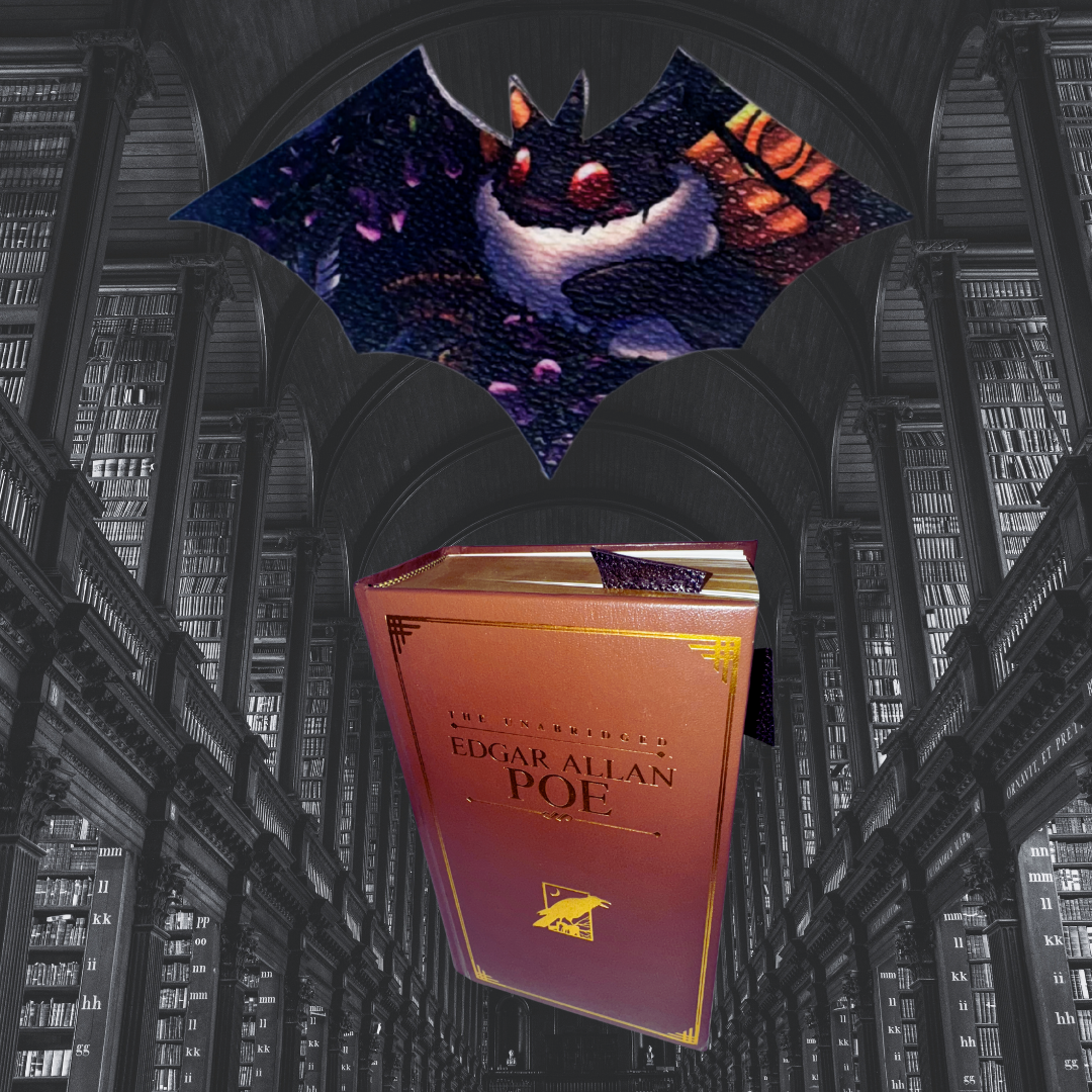 Bat Shaped Corner Bookmark