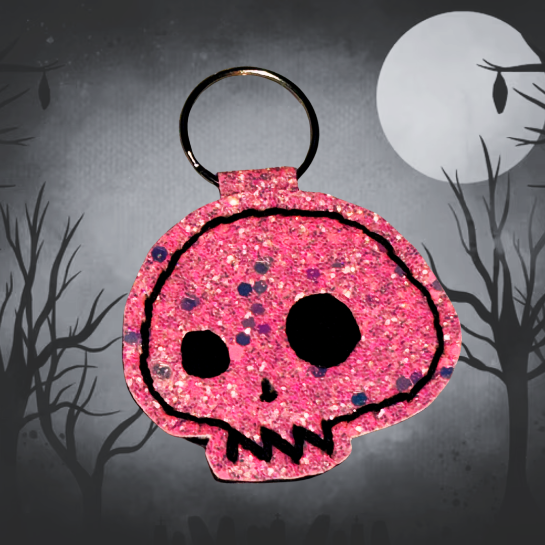 Side Skull Keychain