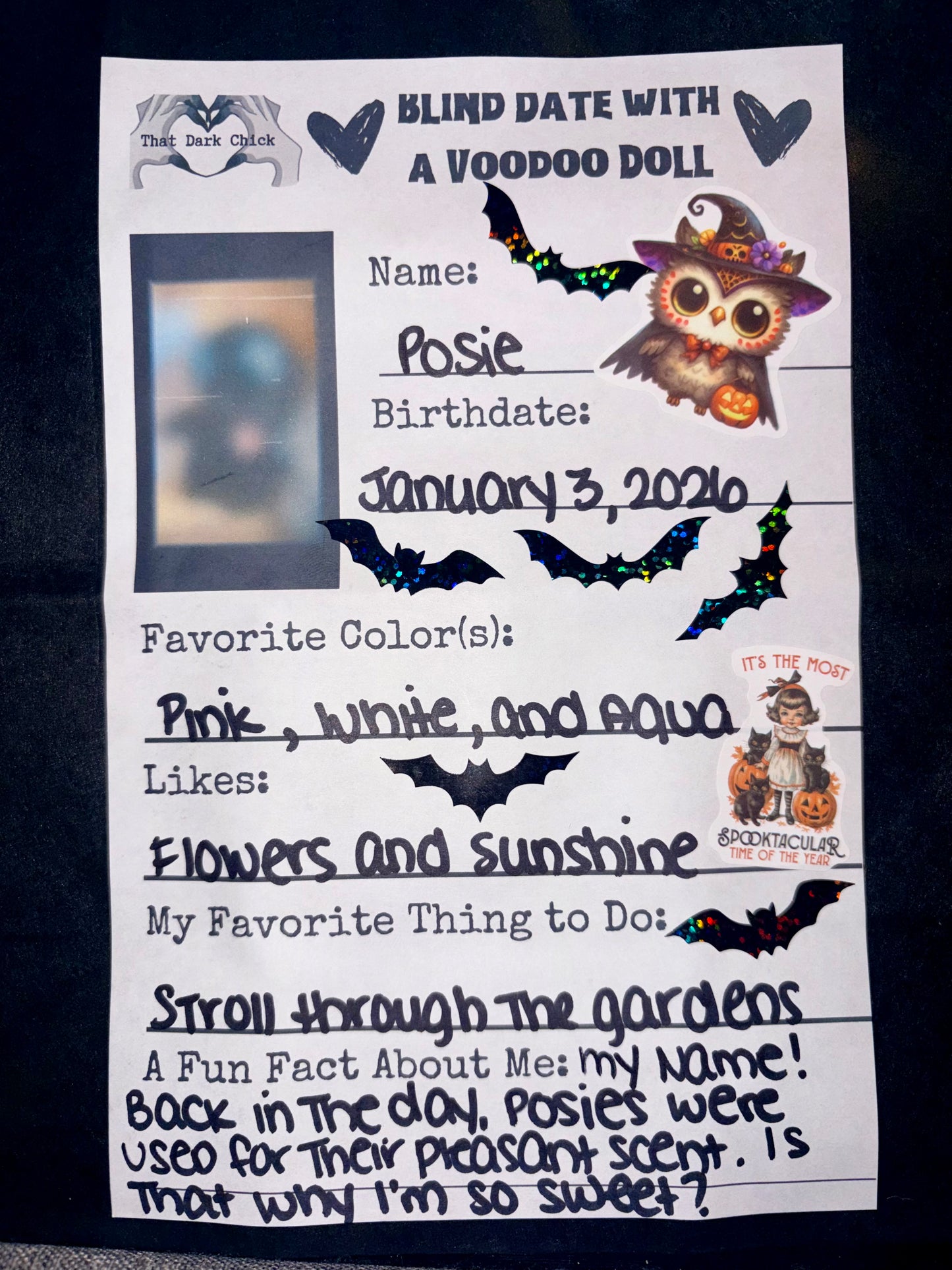 Blind Date with a Voodoo Doll