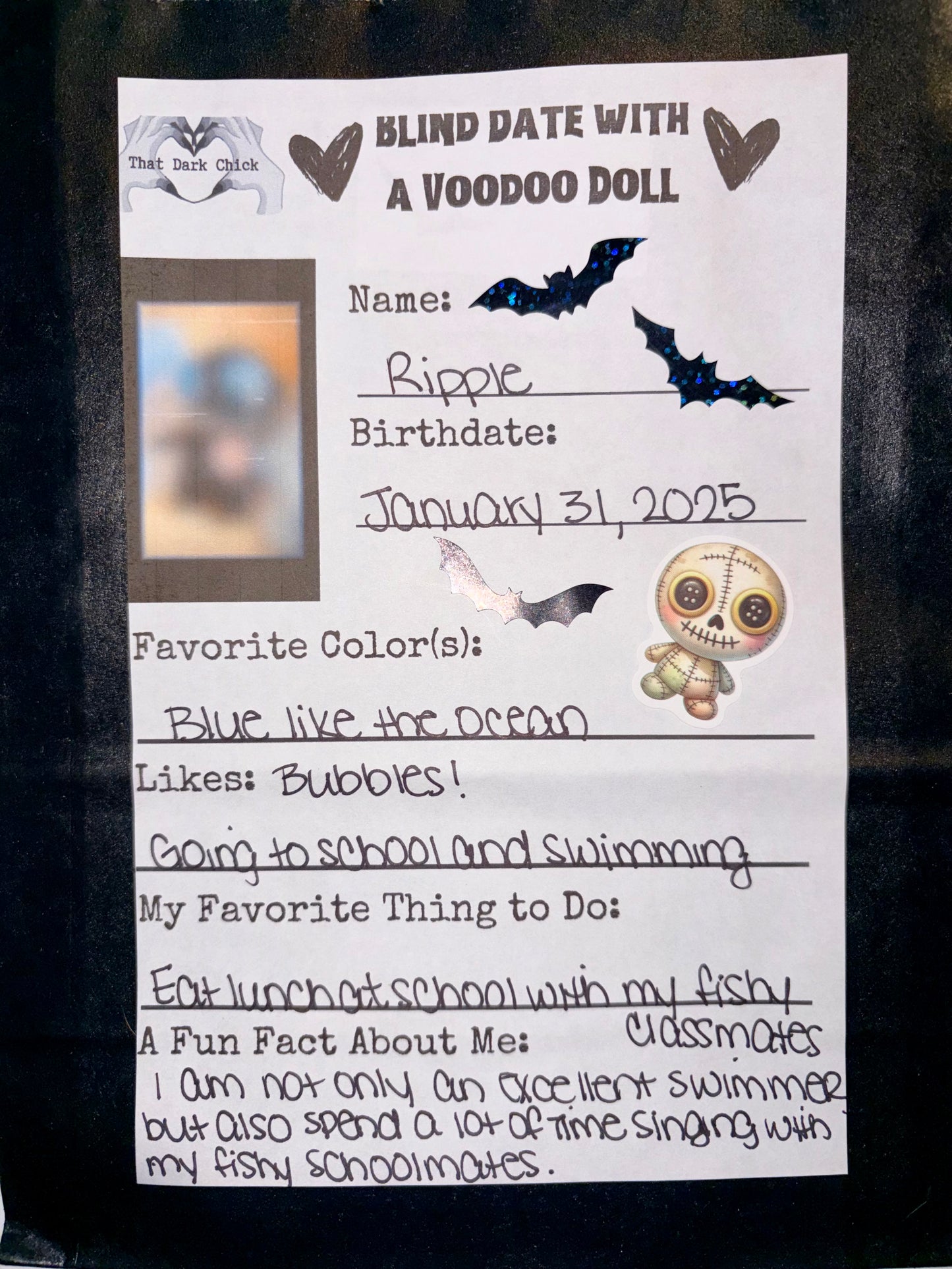 Blind Date with a Voodoo Doll