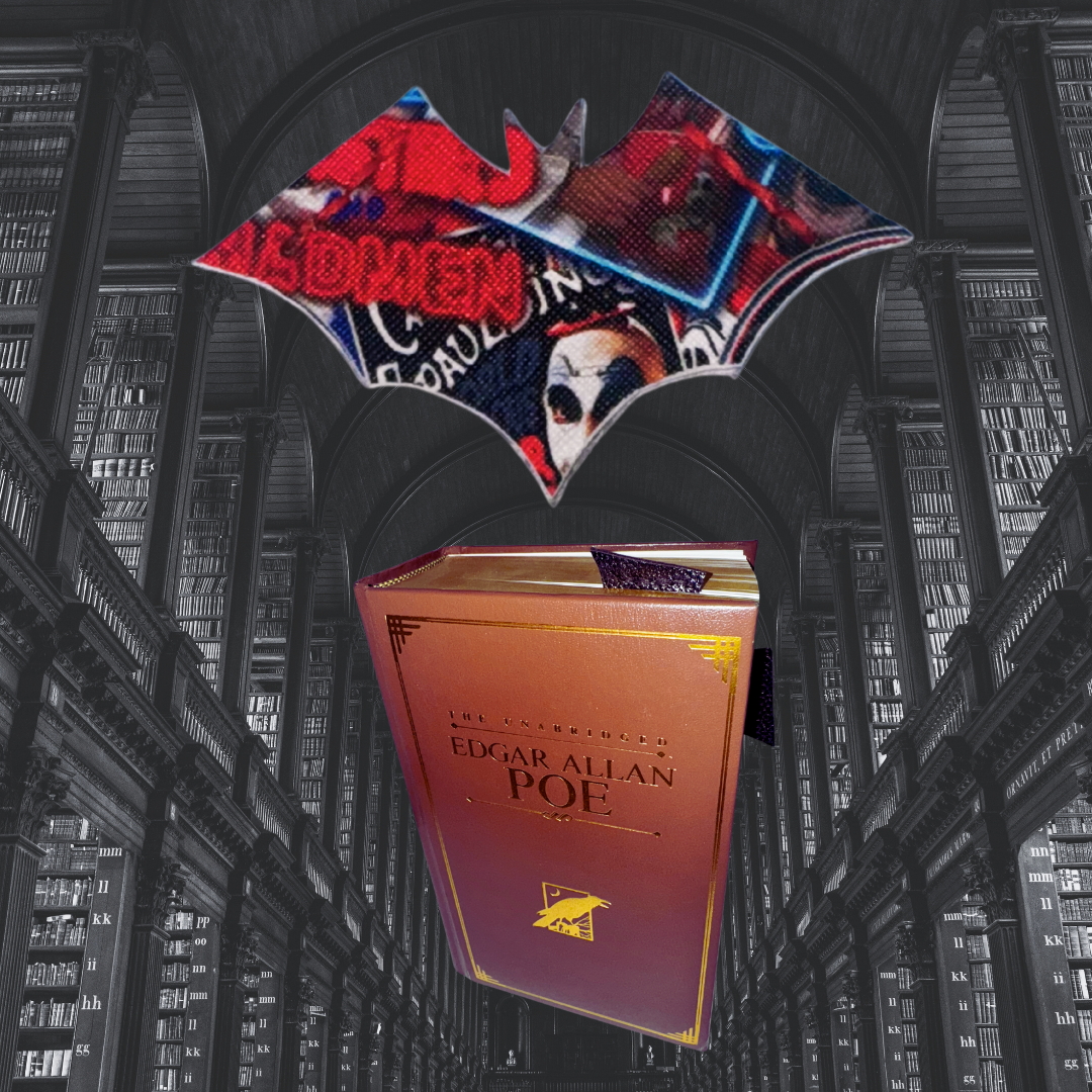 Bat Shaped Corner Bookmark