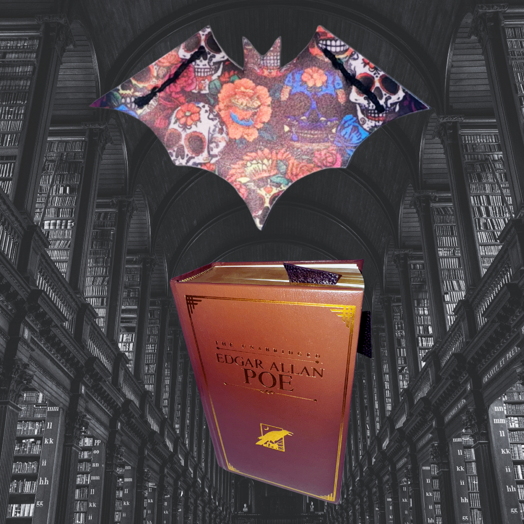 Bat Shaped Corner Bookmark