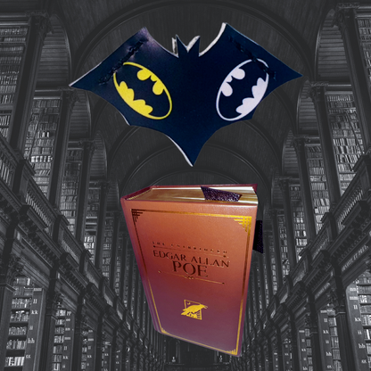 Bat Shaped Corner Bookmark