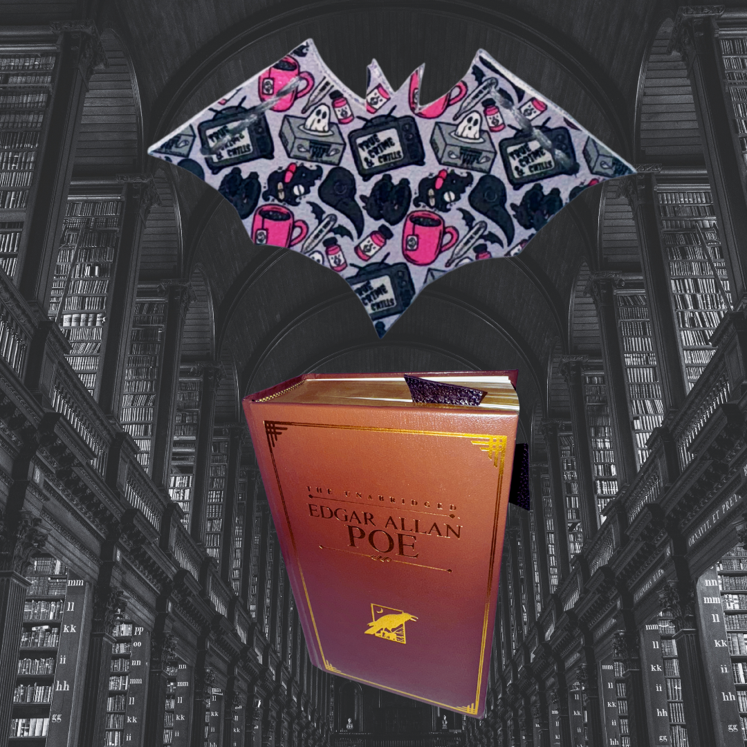 Bat Shaped Corner Bookmark